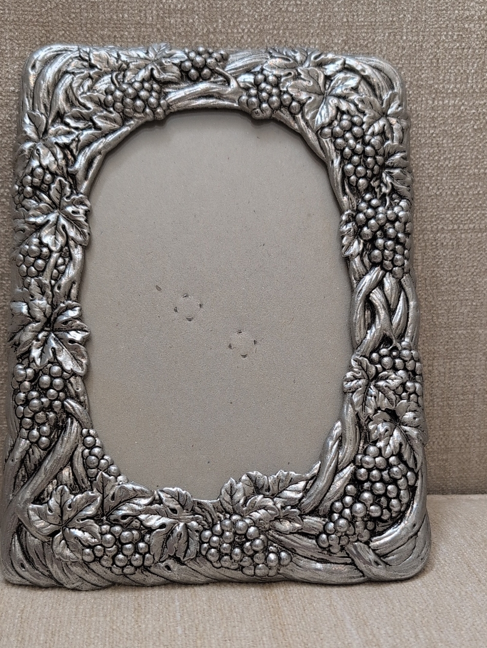Arthur Court Ornate Silver Pewter Grape Vine Picture Frame Vintage 1990